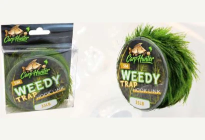 Línea con camuflaje de vegetación